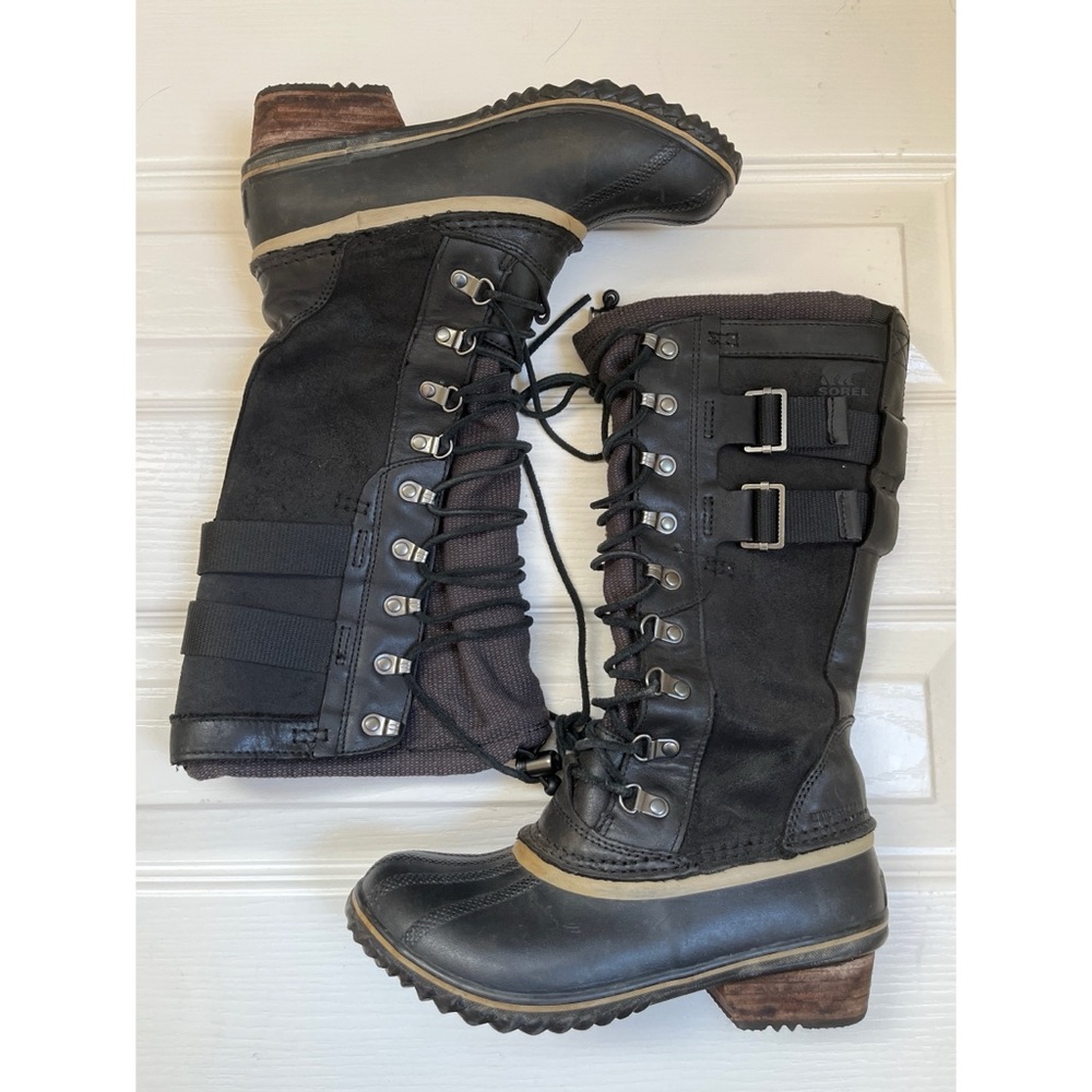 Sorel Women’s Conquest Carly Boots Heeled Size 6.5